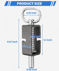 Heavy Duty 4 Pack Weld On Spring Gate Latches No Nonsense Outdoor Fence Hardware Built Like A Tank dimensions showing 5.07x2.16x3.1 inches.