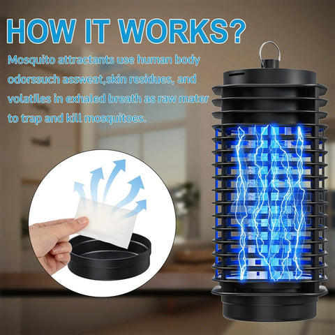 Four Pack Mosquito Attractant Bait Refills For Bug Zappers And Indoor Outdoor Traps Boost Catch Rates By Mimicking Human Sweat
