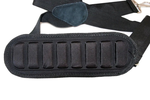 Air Channel Molded Suspenders With Spring Hooks For Tool Belts Ultra Comfortable Thick Foam Shoulder Pads Adjustable Lengths