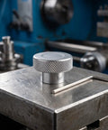 Sturdy Aluminum Alloy Handwheel With 0.3 Inch Inner Hole And Embossed Knurled Grip For Slip Secure Industrial Equipment Control Systems on machine table