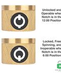 FaucetLock Heavy Duty Brass Faucet Lock For Outdoor Hose Bibbs Prevents Water Theft And Tampering With Keyed The Same