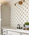 Starburst Geometric Wall Stencil Kit 2 Pack Of 16.5 X 31.5 Inch Stencils For Large Pattern Scandinavian Style DIY Wall Art