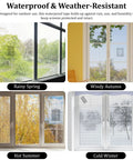 Heavy Duty Black Window Screen Repair Tape 2 Inch By 30 Foot Fiberglass Patch with Strong Adhesive in four seasons