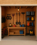 8 Pack Hang All Your Gear Heavy Duty Garage Hooks Wall Mount Set For Ladders Garden Tools Bikes And More Steel Utility Organizer visible