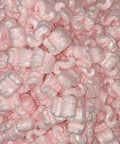 Premium Bulk Anti Static Packing Peanuts 14 Cubic Feet Heavy Duty Void Fill For Secure Electronics Shipping, pink cushioning material.