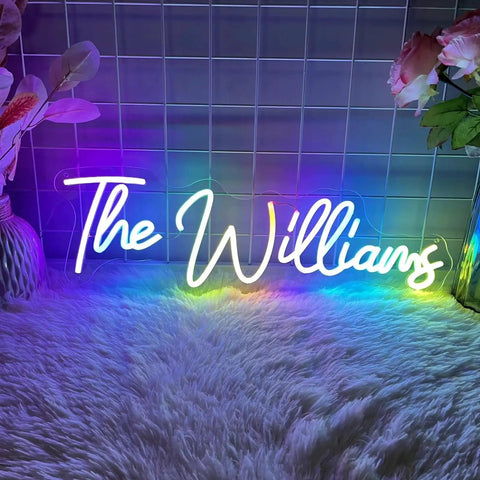 Personalized Neon Light Sign For Wall Decor And Parties, Customizable LED Neon Sign With 9 Color Modes, Name Or Message Included