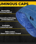 Reversible Flame Resistant 100 Percent Cotton Welding Cap For Men With Round Crown And Soft Brim 6-Panel Welding Hat