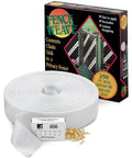 Privacy Weave Fence Slats For Chain Link Fences Easy DIY Privacy Solution White Polyethylene Slats Fits 2 Inch To 2 3 8 Inch Mesh Made In USA Perfect For Your Backyard Garden Patio And Pool Enclosures 250 Ft Roll package and roll