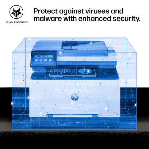 Color LaserJet Pro MFP 3301sdw Wireless All In One Color Printer For Small Office Teams With Fast 26 Ppm Scanner Copier ADF Duplex Easy Wireless Setup The Real Office Workhorse with HP Wolf Security protection overlay