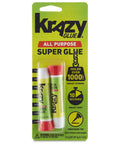 All Purpose Glue With Precision Tip For Easy Home Repairs 2 G Bottles 2 Count Bonds Plastic Ceramic Wood Rubber Metal Leather And More Stay Fresh Container For Longevity in retail packaging.