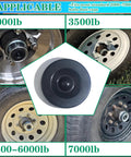 20 Pack Trailer Hub Grease Dust Cap Rubber Plug Set Fits Most 2000 To 7000 Lbs Dexter EZ Lube Axles RV Camper And Trailer