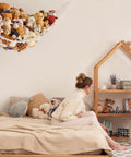 Corner Hanging Stuffed Animal Storage Hammock Net For Plush Toys Large Capacity Toy Organizer For Nursery Kids Room