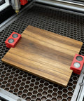 Magnetic Hold Down Pins For Laser Cutter 4 Magnet Risers securing wooden piece on steel honeycomb bed for clean cuts