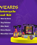 Motorcycle Detailing Kit Complete 82 Oz Exterior Cleaning Set With Mist N Shine Bug Remover Bike Wash Polish Microfiber Cloth