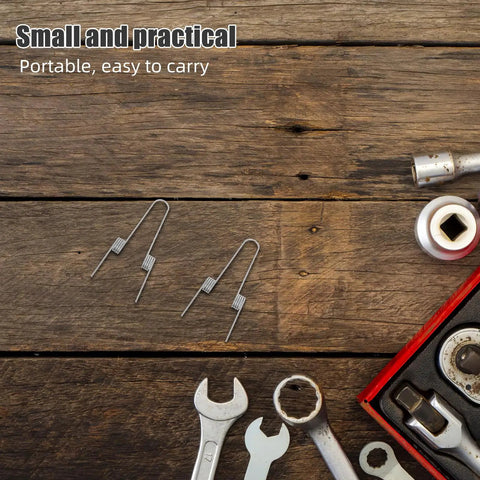 Ditch Your Wonky Flip Lid With These Rock Solid Stainless Steel Torsion Springs And Make DIY Repairs A Breeze For Any Trash Can In The Kitchen Or Home. Small stainless steel torsion springs for trash can lid repair, shown with tools