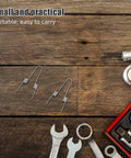 Dual Torsion Springs For Kitchen Garbage Can Repair Universal Fit Stainless Steel Kit To Keep Lid Opening Smooth And Super Durable For Your Home Setup, two stainless steel springs on wood