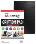Non Adhesive Anti Slip Mat That Actually Grips Your Gear For Everyday Setup Multi Purpose Non Slip Pad For Countertops Desks Tables And Workspaces Desk Mat Drawer Liner Laptop Pad And More Black 8 By 12 Inches packaging and product view