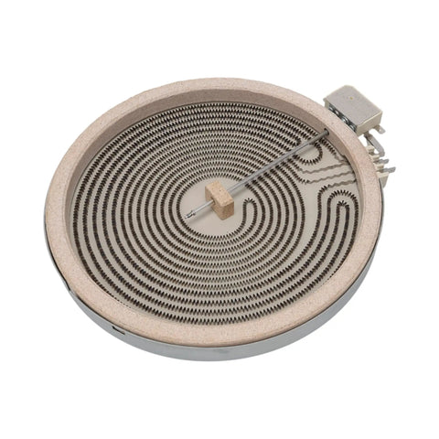 Electric Range Dual 9 Inch Radiant Heating Element Replacement Model Specific Not Universal 240V 1300 to 3100 Watts Fits Specific Models Easy Install Part Numbers AP5989975 4465256 PS11729126, top view