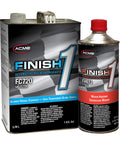 ACME Finish1 automotive refinish clearcoat FC720 in a 1-gallon container with FH612 medium hardener in a 1-quart bottle