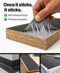 Heavy Duty Epdm Waterproofing Membrane 52 Mil Self Adhesive Roof Deck Sheet Features Killer Grip during application on plywood.