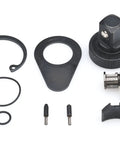 Half Inch Drive 84 Tooth Non Quick Release Ratchet Repair Kit parts in alloy steel, including springs and gears for restoration.