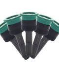 Killer Adjustable Spray Nozzles Offer Nailed It Accuracy With Massive 4 Foot Throw Distance And 360 Degree Full Swivel Action For Total Yard Makeovers No Fuss Female Thread Hookup Has Built In Filter Screens For Clean Flow Hella 5 Pack Bundle, featuring five adjustable garden sprayers.