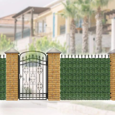 Realistic Fake Ivy Privacy Fence Screen 40x120 Inches For Indoor Outdoor Use No Fuss Easy Install 12 Link Panel Cut To Size UV