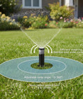 Heavy Duty 4 Inch Pop Up Sprinkler Heads 8 Pack for Lawn Irrigation Upgrade with adjustable spray and wide coverage