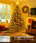 Warm White Fairy Lights Set With 50 LEDs 16 Feet Battery Operated Tree Decor with 8 Lighting Modes in Cozy Room
