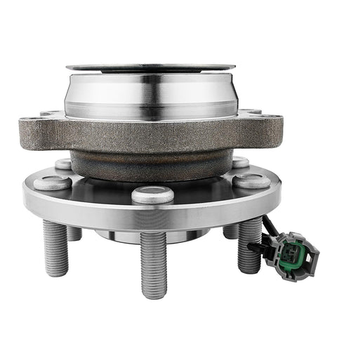 Front Wheel Hub Assembly and Bearing for 2WD Nissan Frontier Xterra Pathfinder and Suzuki Equator with ABS sensor and flange