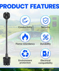 Top Shelf Nema 14 50 Adapter Plug For Tesla Mobile Charger Gen 2 And Gen 3 Ev Charging Connector 32 Amp 240V ETL certified features.