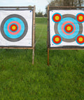 3 Inch Archery Target Stickers Self Adhesive Paper Targets With Peel And Stick Backing on outdoor range boards