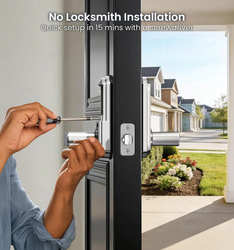 Top Shelf Smart Lever Lock Brings Smooth Keypad Entry And Fingerprint Scanning Straight To Your Front Door For Total Home Security Upgrade With Voice Control And Satin Nickel Hardware Built Tough For Daily Grind