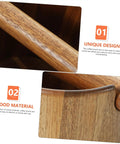 Close-up of Solid Build Wood Semi Automatic Espresso Grounds Knock Box showcasing unique wood design and clean edges.