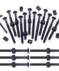 Solid M6x80mm Crib Hardware Kit Packed With Corrosion Resistant Barrel Nuts And Hex Socket Head Bolts Tough As Nails Fasteners for assembly.