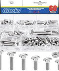 120 Pcs M8 T Slot Drop In Bolts With Hex Flange Nuts Hammer Head T Bolts In 16 20 25 30 35 40 Millimeter Kit for Aluminum Projects