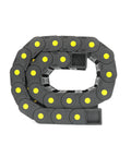 R55 Nylon Drag Chain Cable Carrier 0.98 x 3.03 in 25 x 77 mm, 1 Meter Length, flexible cable management tool