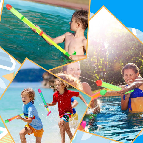 36 Pack Crayon Water Guns 16 Inch Long Water Shooters With Easy Grip Handles Totally Random Color Variants for pool and beach fun