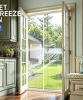 Magnetic Screen Door For 32x80 Inch Openings, 34x82 Inch Heavy Duty Mesh With Magnets For Sliding Glass Doors, Easy Install