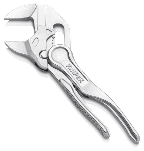 Pliers Wrench XS 4 Inch One Hand Quick Adjust Pliers For Gripping Holding Pressing And Bending Up To Three Quarter Inch With Parallel Jaws