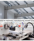 Interior view of a metal machinery factory with machines, suitable for use with 20 Pack M6 X 30mm Slotted Cylindrical Pin Dowel In 304 Stainless Steel External Thread Locating Dowel Parallel Pins For Metal Machinery And Woodworking Projects Workhorse Build Heavy Duty Silver Tone.