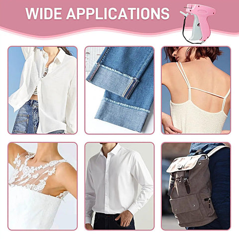 Stitch Gun For Clothes Handheld Quick Clothing Fixer Sewing Kit application for various garments and backpack