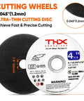 Dead Reliable 4 5 Inch Cut Off Wheels With Double Layer Fiberglass Mesh For Angle Grinders Heavy Duty Thin Cutting Discs Fast Steel Grinding Includes Sixty Precision Pack, ultra-thin 4.5 inch cutting disc