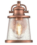Emma Jane One Light Outdoor Wall Lantern In Washed Copper Finish With Clear Seeded Glass For Porch Or Entryway Exterior Lighting