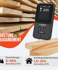 Stud Finder Wall Scanner With 4 High Precision Sensors And Smart Chip, 10 In 1 Measuring Tool For Home DIY, wood moisture meter on timber boards