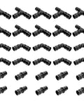 Three Quarter Inch PEX A Expansion Fittings Set Tees Elbows And Couplings Pack Of 30 For PEX A Pipe Lead Free PPSU Plastic Plumbing Fittings F1960 Compatible No Flame Soldering Needed Easy Install For Domestic Water And Radiant Heating displayed in rows.