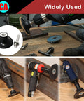 2 Inch Sanding Disc Holder With Roll Lock Pad use with die grinders and power drills, heavy-duty aluminum core in workshop setting