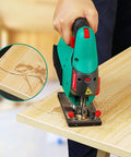 Jig Saw With 800W Pure Copper Motor 6 Speed Settings From 800 To 3000 SPM 4 Orbital Settings Bevel Up To 45 Degrees cutting wood