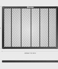 Front view: Dofiki honeycomb laser bed for Falcon A1/A1 Pro with aluminum bottom panel and honeycomb plate