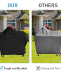 Comparison of 48 Inch Outdoor Sink Cover for Feasto And Cuisinart CGWM-090 CGWM-094, showing durability versus competitor